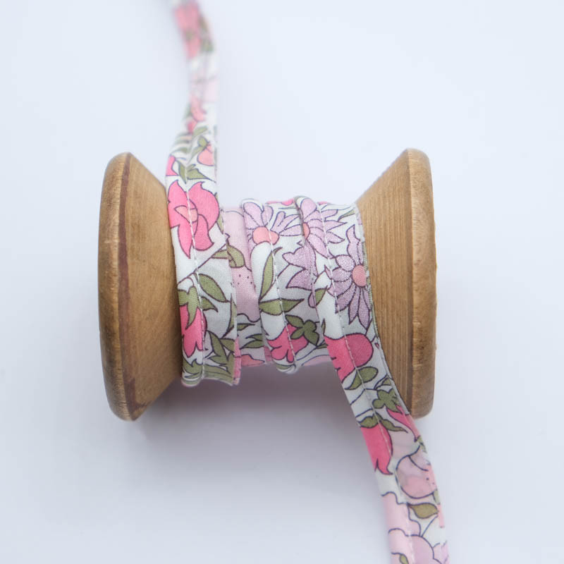 Passepoil Liberty Poppy And Daisy Pailleté - Maison Klem